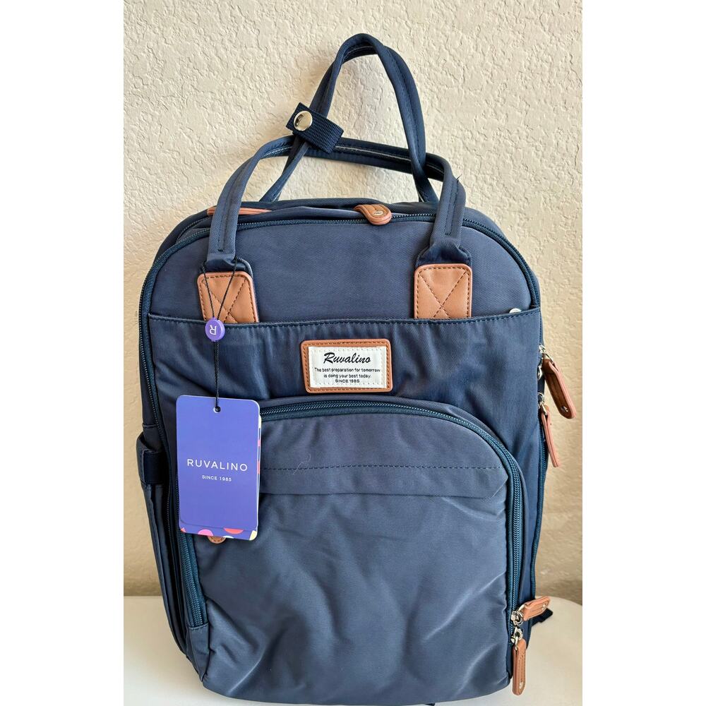 Diaper Bag Backpack, RUVALINO Neutral All-in-One Baby Bags for Boy Girl, Large